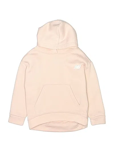 Pre-owned New Balance Kids' Pullover Hoodie In Pink