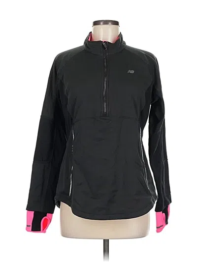 Pre-owned New Balance Pullover Sweater In Black