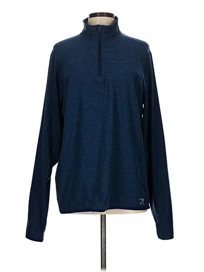 Pre-owned New Balance Pullover Sweater In Blue