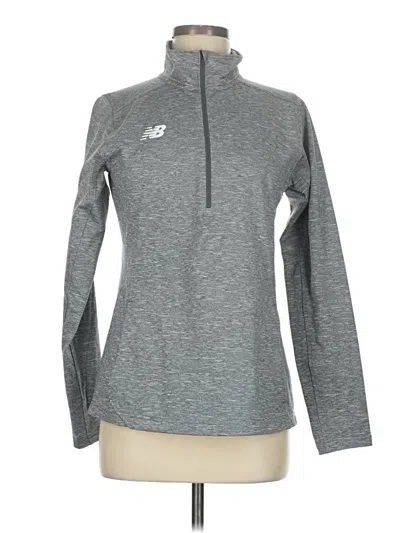 Pre-owned New Balance Pullover Sweater In Gray