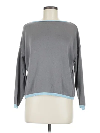 Pre-owned New Balance Pullover Sweater In Gray