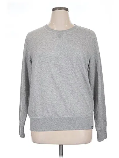 Pre-owned New Balance Pullover Sweater In Gray