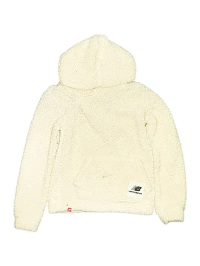 Pre-owned New Balance Kids' Pullover Sweater In Ivory