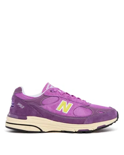 New Balance Purple Made In Usa 993 Sneakers In Multi