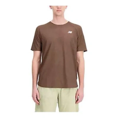 New Balance Q Speed Jacquard T-shirt 'brown'