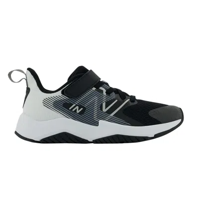 Pre-owned New Balance Rave Run V2 Bungee Lace Big Kid 'black White' | Kid's Size 13