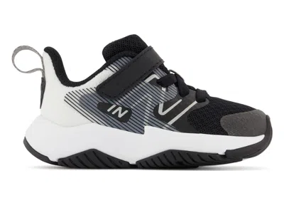 Pre-owned New Balance Rave Run V2 Bungee Lace Sneakers In Black/white