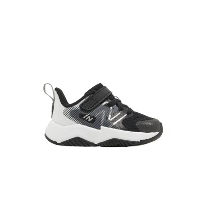 Pre-owned New Balance Rave Run V2 Bungee Lace Toddler 'black White' | Infant Size 10