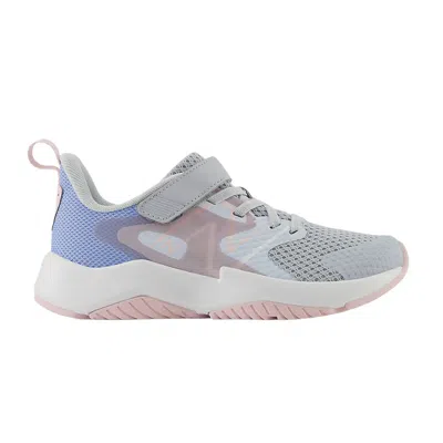 Pre-owned New Balance Rave Run V2 Bungee Lace Top Strap Big Kid Wide 'bright Sky Rose Sugar' | Blue | Kid's Si