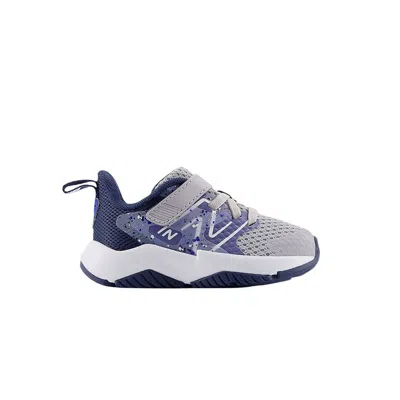 Pre-owned New Balance Rave Run V2 Bungee Lace Top Strap Toddler 'raincloud Dream State' | Blue | Infant Size 3