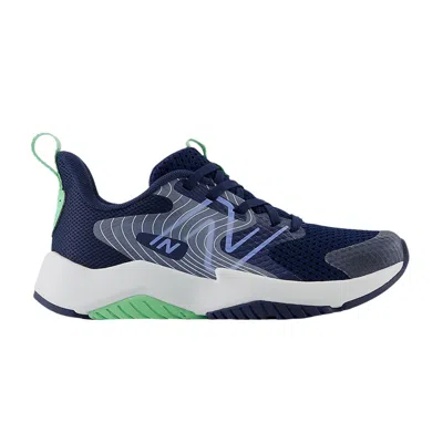 Pre-owned New Balance Rave Run V2 Little Kid 'navy Sweetgrass' | Blue | Kid's Size 2.5