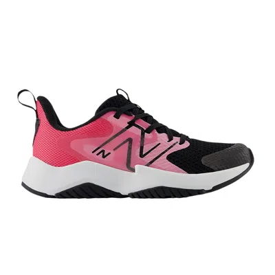 Pre-owned New Balance Rave Run V2 Little Kid 'signal Pink Black' | Kid's Size 2
