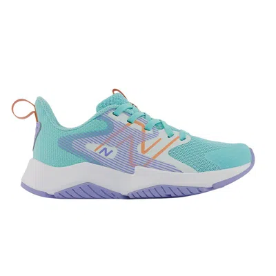 Pre-owned New Balance Rave Run V2 Little Kid 'surf Peach Glaze' | Blue | Kid's Size 2
