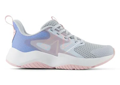 Pre-owned New Balance Rave Run V2 Sneakers In Bright Sky Blue/granite/rose Sugar
