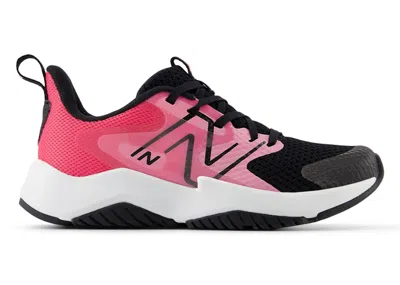 Pre-owned New Balance Rave Run V2 Sneakers In Signal Pink/black In Multi