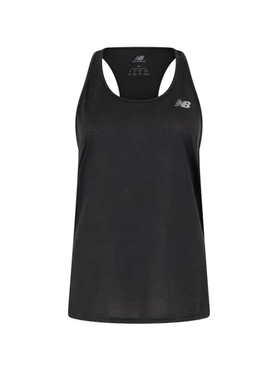 New Balance Rc Essential Tank Top In Black