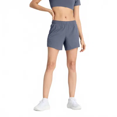 New Balance Rc Running Shorts In Graphite In Blue