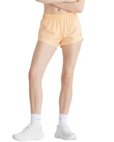 New Balance Rc Short In Orange