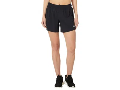 New Balance Rc Shorts 5 In Black