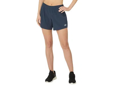 New Balance Rc Shorts 5 In Blue