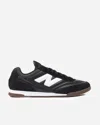 New Balance Rc42 Leather-panelled Suede Sneakers In Black