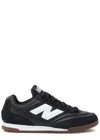 New Balance Rc42 Leather-panelled Suede Sneakers In Black