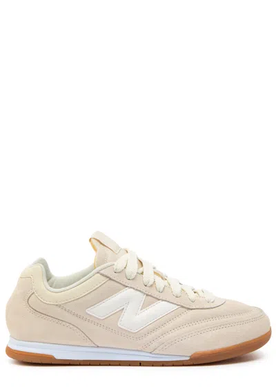 New Balance Rc42 Panelled Suede Sneakers In Beige