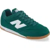 New Balance Rc42 Gum Sole Sneakers In Marsh Green/nb White