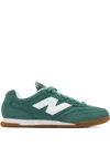 New Balance Rc42 Suede Logo-embellished Sneakers In Green