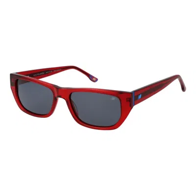 New Balance Red Plastic Sunglasses