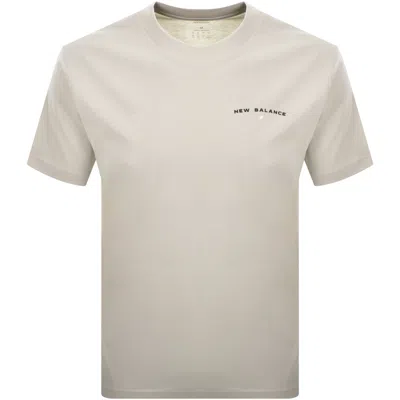 New Balance Reimagined Graphic T Shirt Beige In Neutral