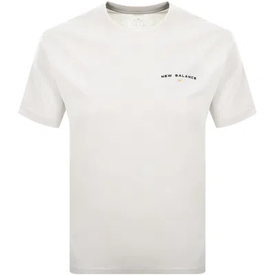 New Balance Reimagined Graphic T Shirt Cream In White