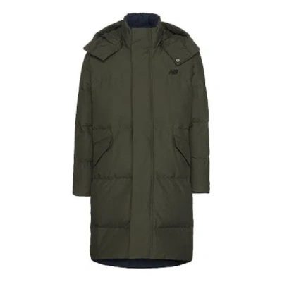 New Balance Reversible Long Puffer Jacket 'green'
