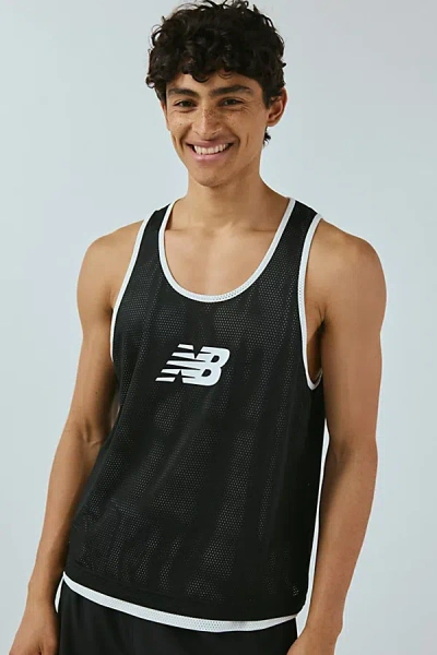 New Balance Reversible Mesh Jersey Tank Top In Black, Men's At Urban Outfitters