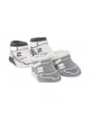 New Balance Ribbed-knit Slip-on Pre-walkers (pack Of Two) In Multi