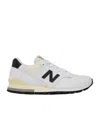 New Balance Round Head Lacing Casual Sneakers In White