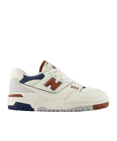 New Balance Round-head Sneakers In White