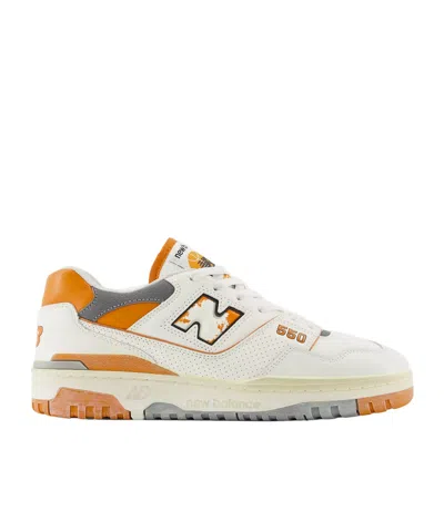 New Balance Round-head Sneakers In White