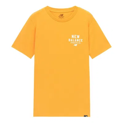 New Balance Round Neck Sports Tee 'yellow'