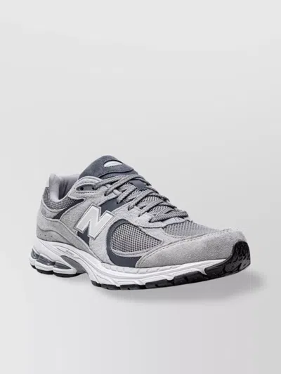 New Balance Round Toe Mesh Panel Sneaker In Grey