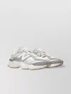 New Balance Round Toe Panelled Sneakers With Rubber Sole