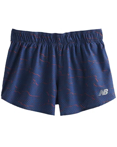 New Balance Rs Printed Short In Blue