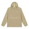 New Balance 'runners Aren't Normal' Hooded Jacket 'khaki' In Brown