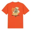 New Balance Running Graphic Logo Tee 'orange Yellow' In Orange