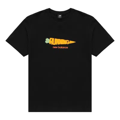 New Balance Running Graphic Tee 'black Orange'