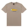 New Balance Running Graphic Tee 'brown Orange' In Brown