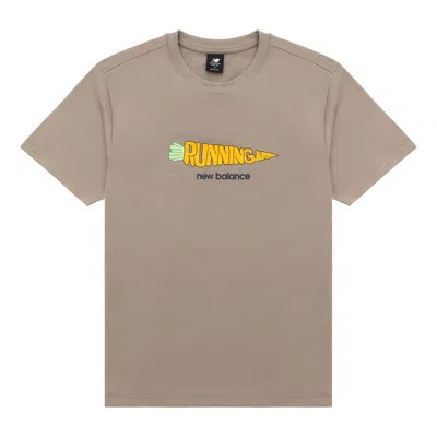 New Balance Running Graphic Tee 'brown Orange'