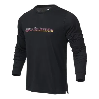 New Balance R.w.tech Graphic Long Sleeve T-shirt 'black'