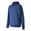 New Balance R.w.tech Heat Loft Pullover Hoodie 'natural Indigo' In Blue