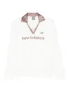 New Balance Satin-collar Logo-print Top In White